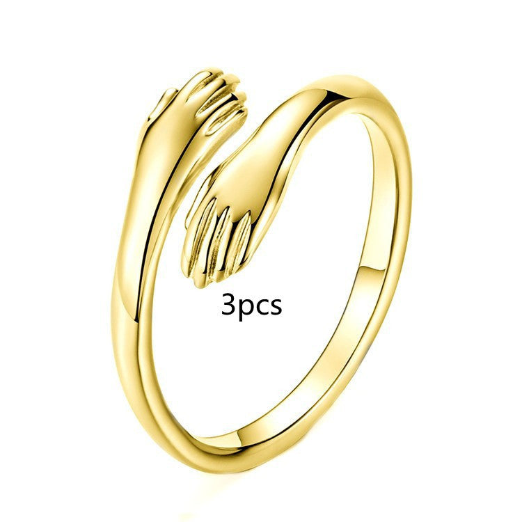 Two-handed Hug Ring