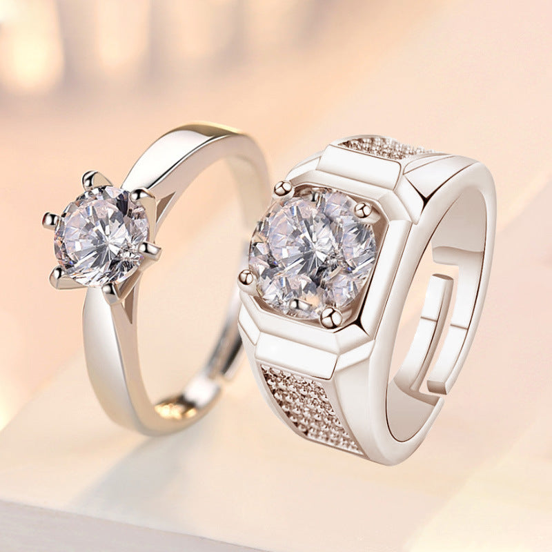 Opening Wedding Simulation Diamond Ring