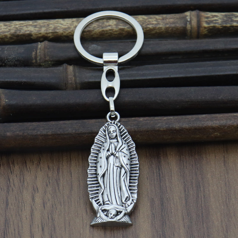 Virgin Mary Prayer Long Men Necklaces