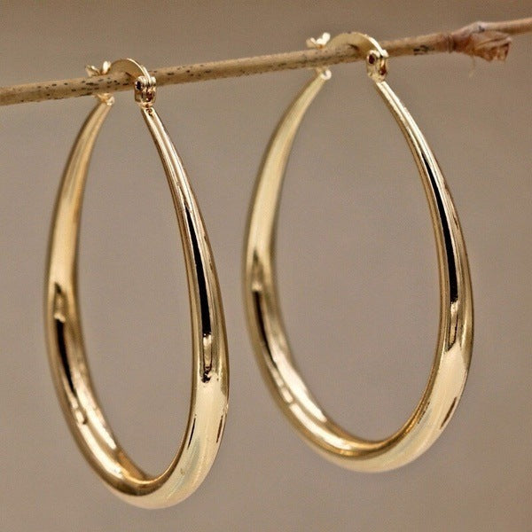 Geometric oval Earrings