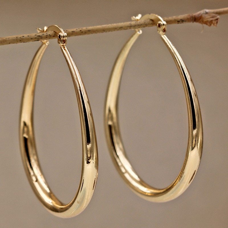 Geometric oval Earrings