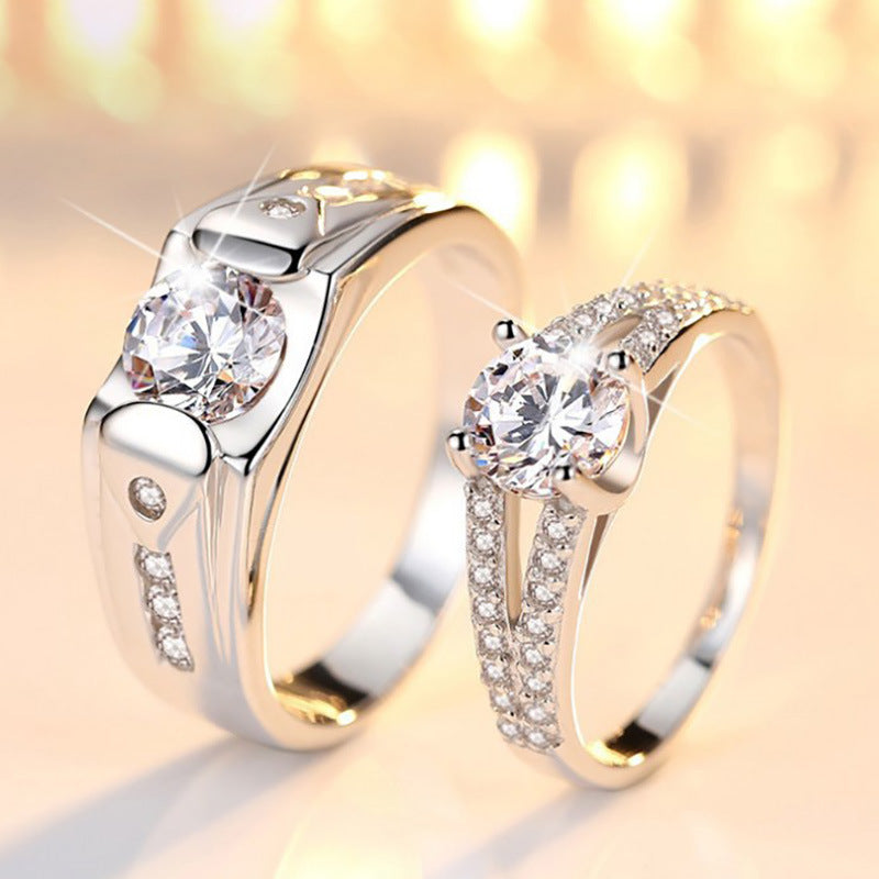 Opening Wedding Simulation Diamond Ring