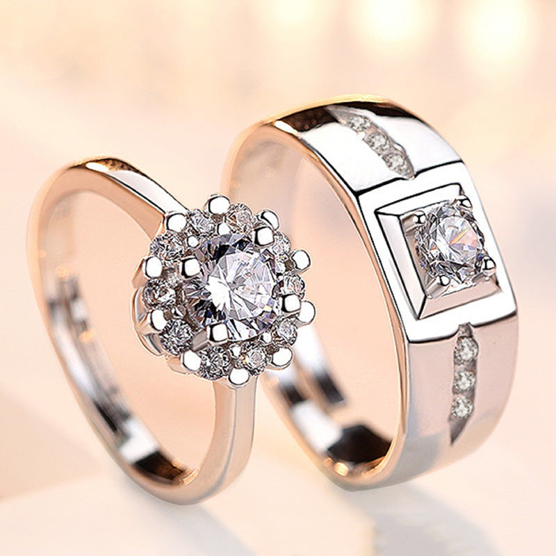 Opening Wedding Simulation Diamond Ring