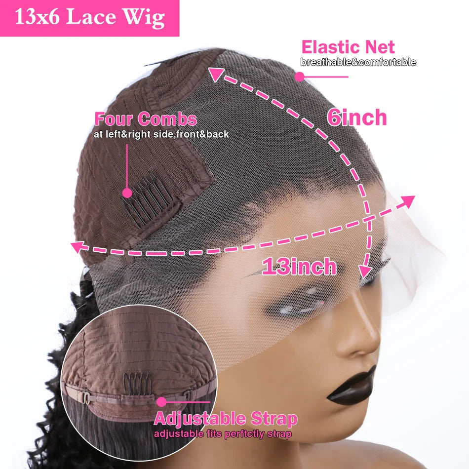 HD Lace Frontal Curly Wigs