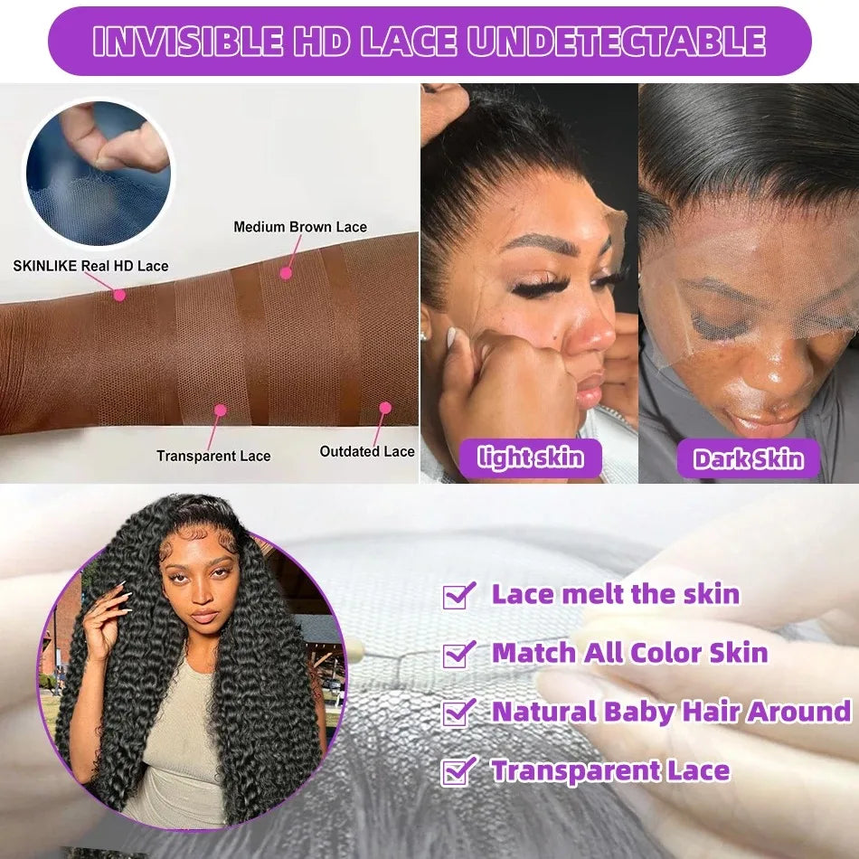 HD Lace Frontal Curly Wigs