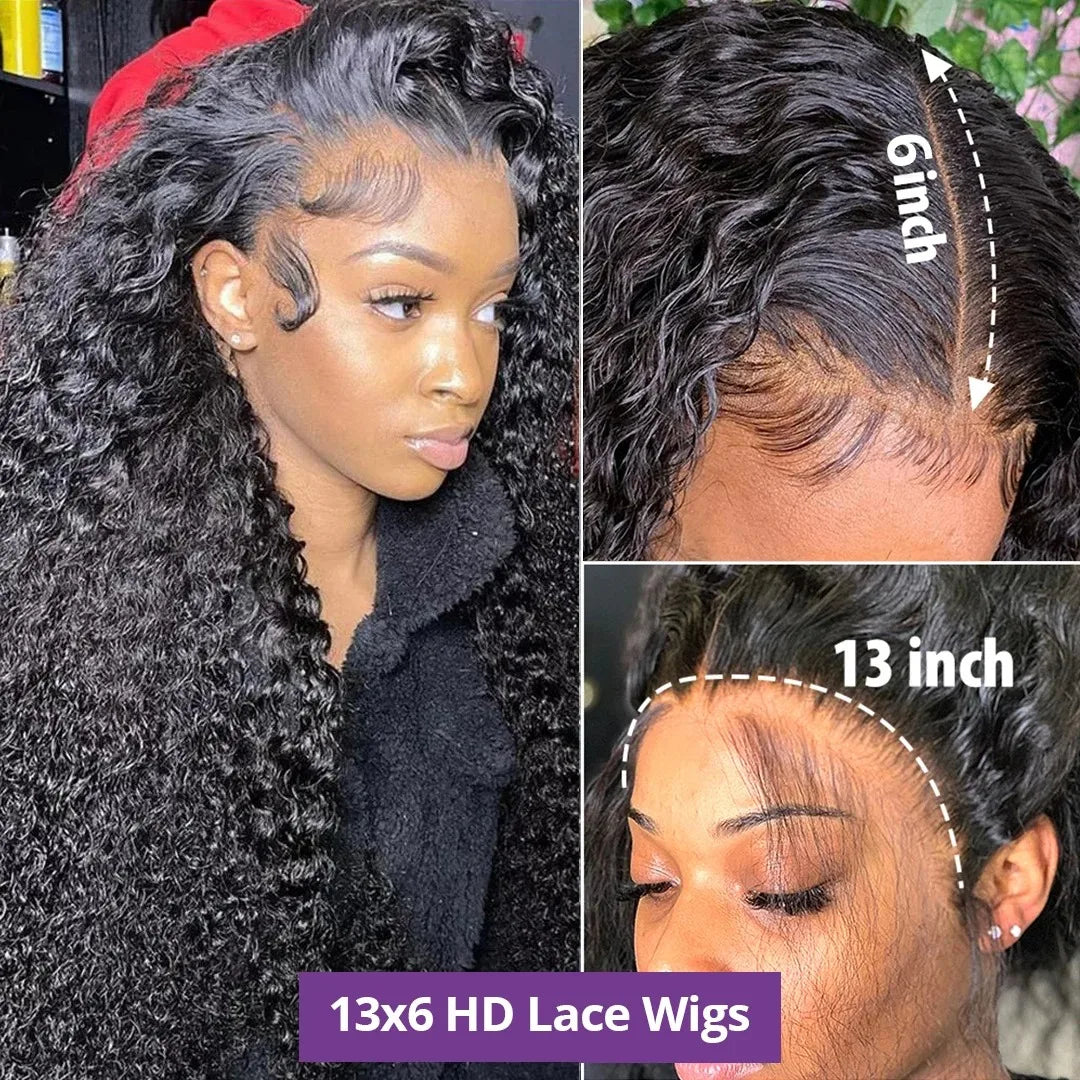 HD Lace Frontal Curly Wigs