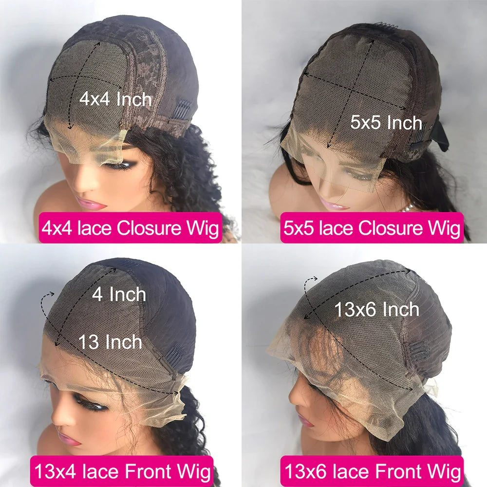 Highlight Lace Frontal Curly Human Hair Wigs