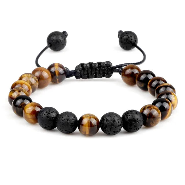 Tiger Eye Stone Beads Bracelet