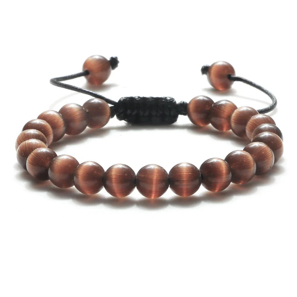 Tiger Eye Stone Beads Bracelet