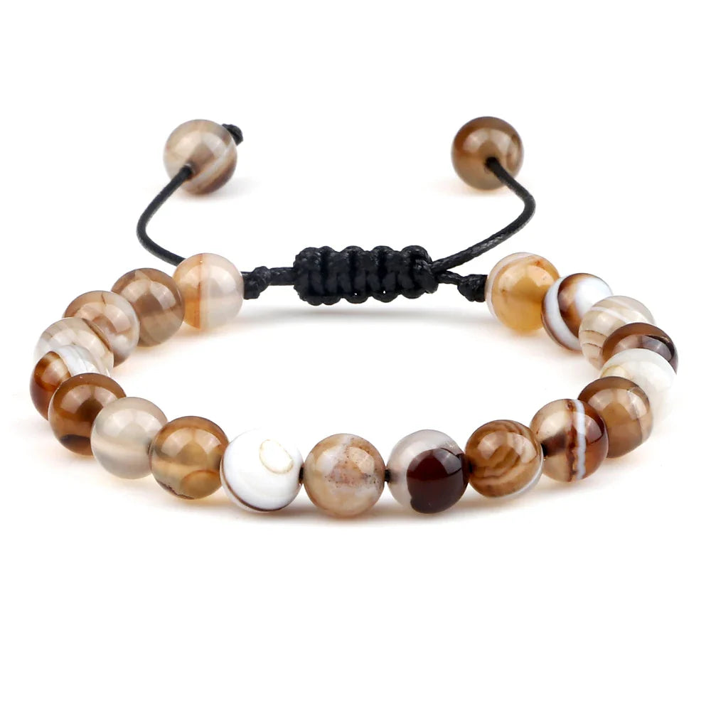 Tiger Eye Stone Beads Bracelet