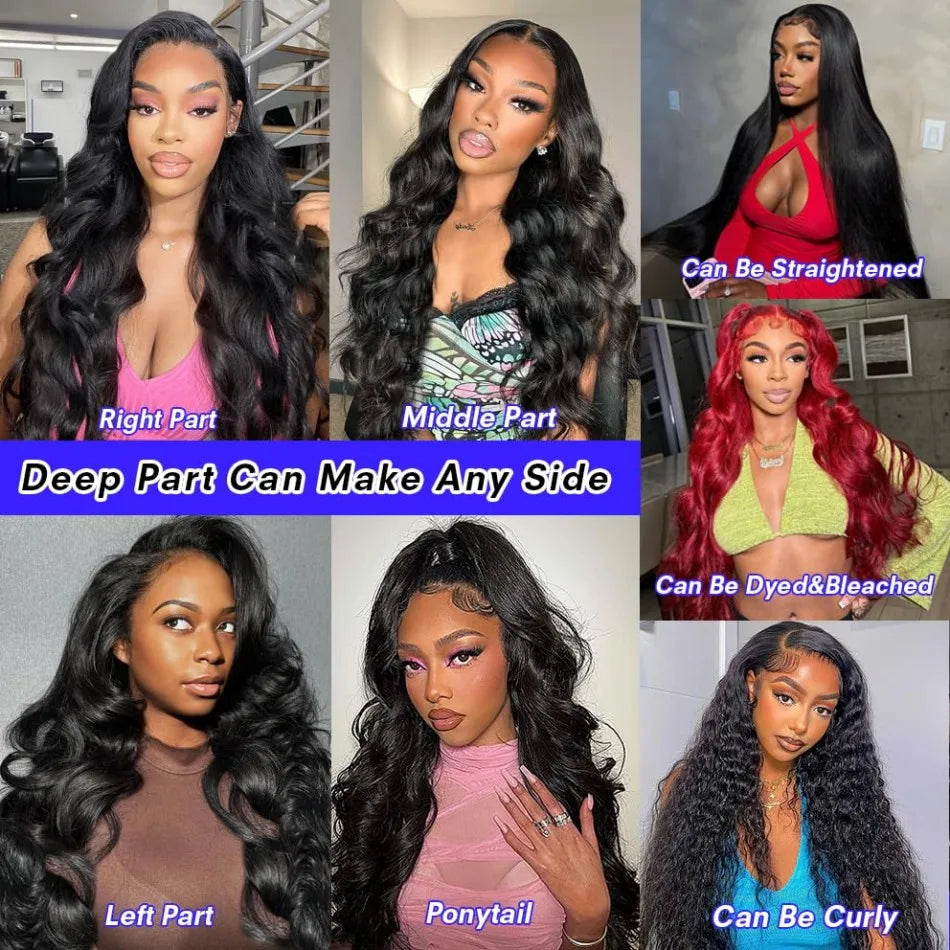 Body Wave Hd Lace Frontal Curly Hair Wigs
