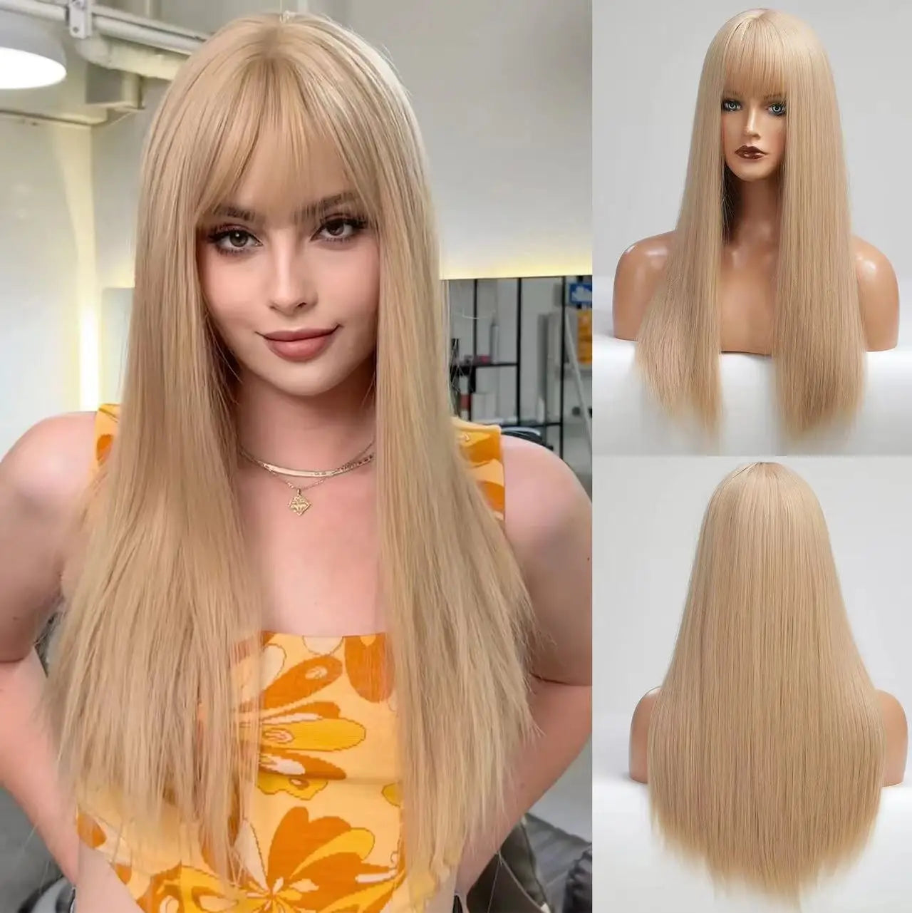 Long Straight Synthetic Wig