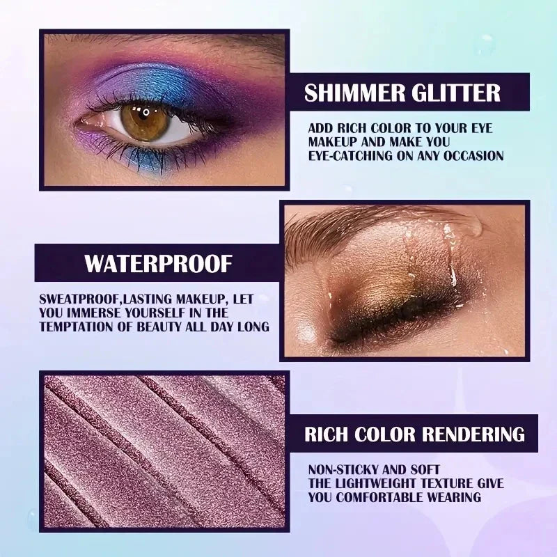 Waterproof Liquid Eyeshadow Palette