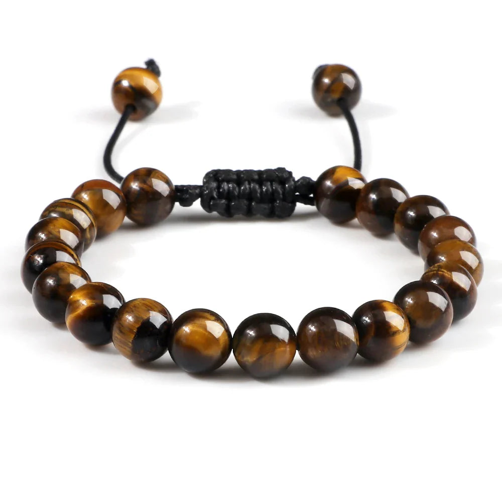 Tiger Eye Stone Beads Bracelet