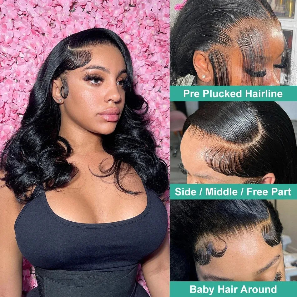 Virgin Remy Hair Lace Closure Wigs