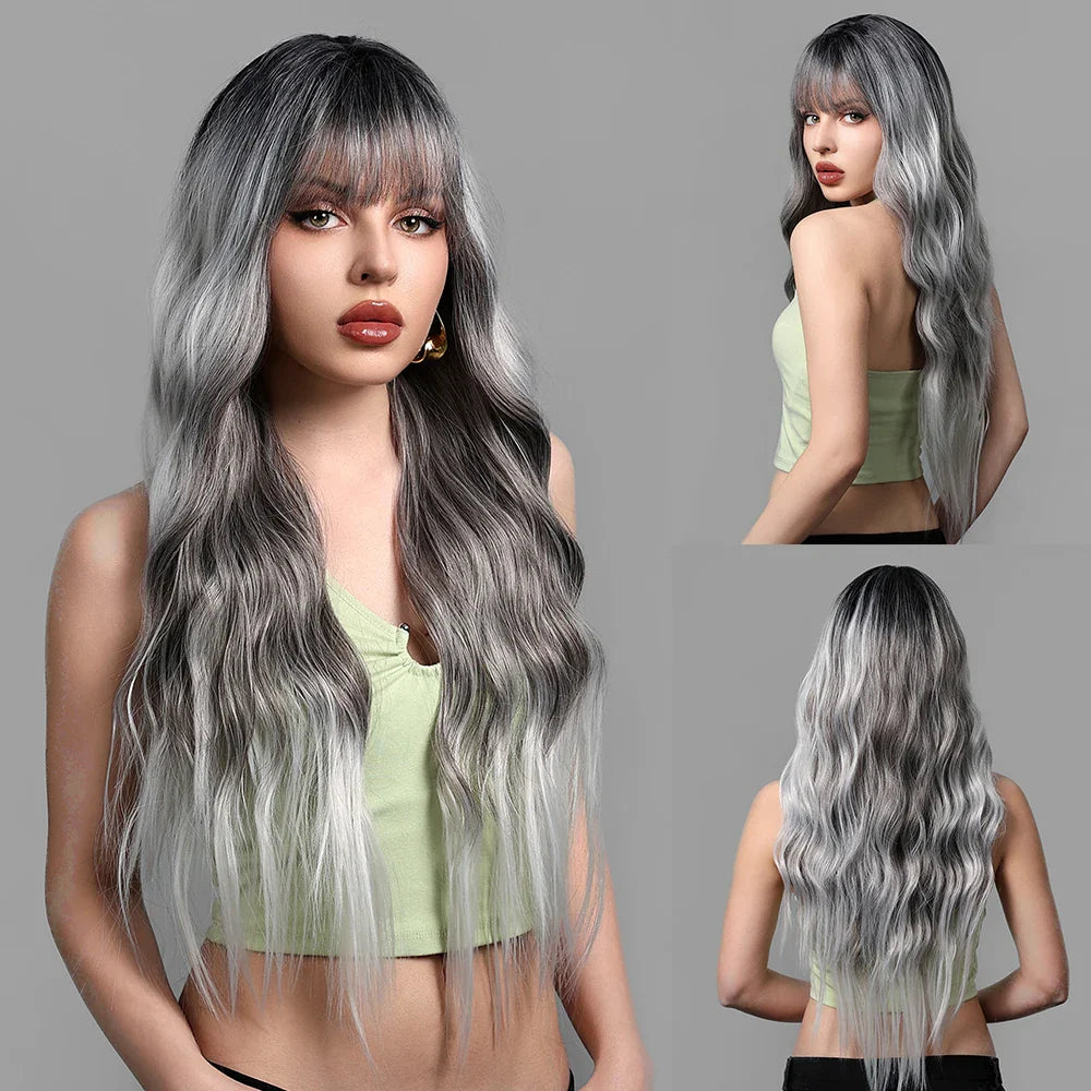 Long Curly Synthetic Wigs