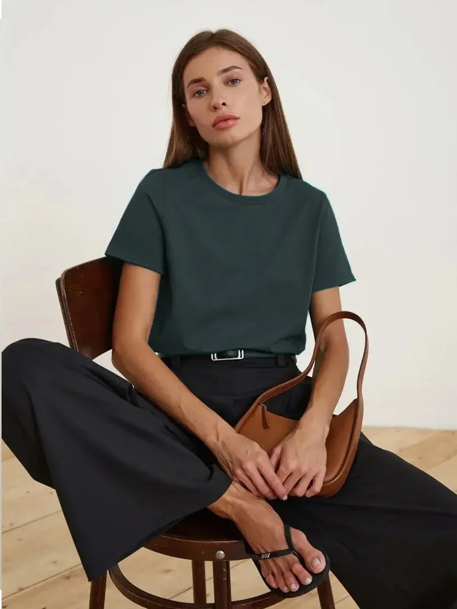 Bottoming Basic Fashionable Tops