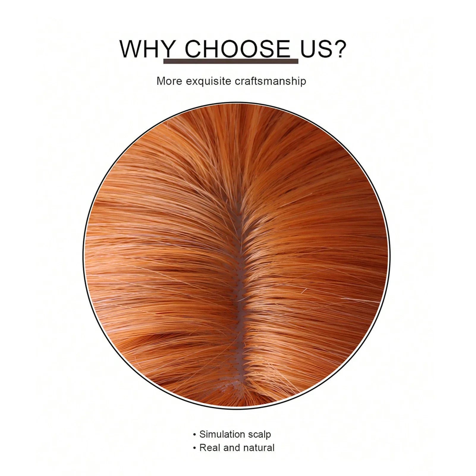 High-temperature Silk Wig