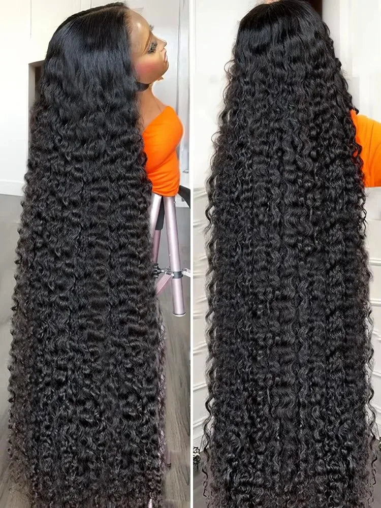 Brazilian Water Deep Wave Lace Front Wigs
