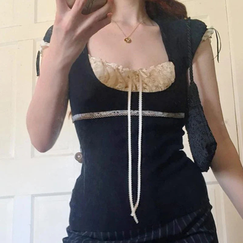 Kawaii Patchwork Women T-shirt