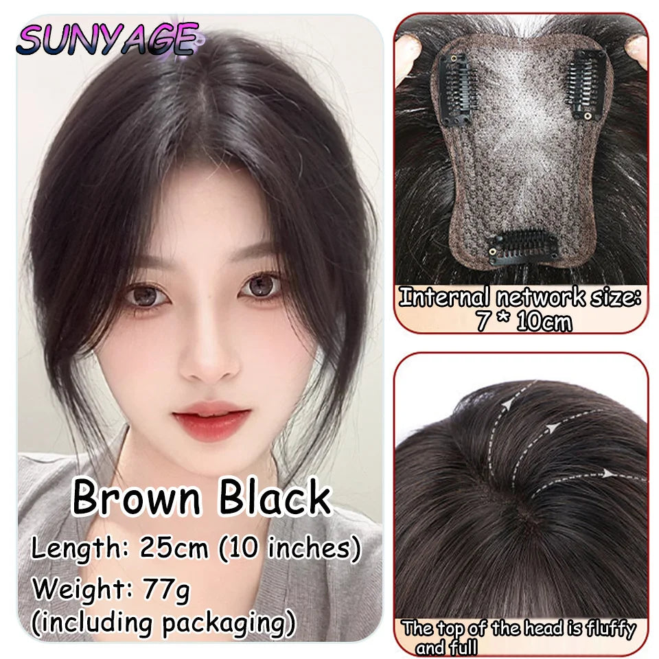 Synthetic Eight-character Bangs Wig