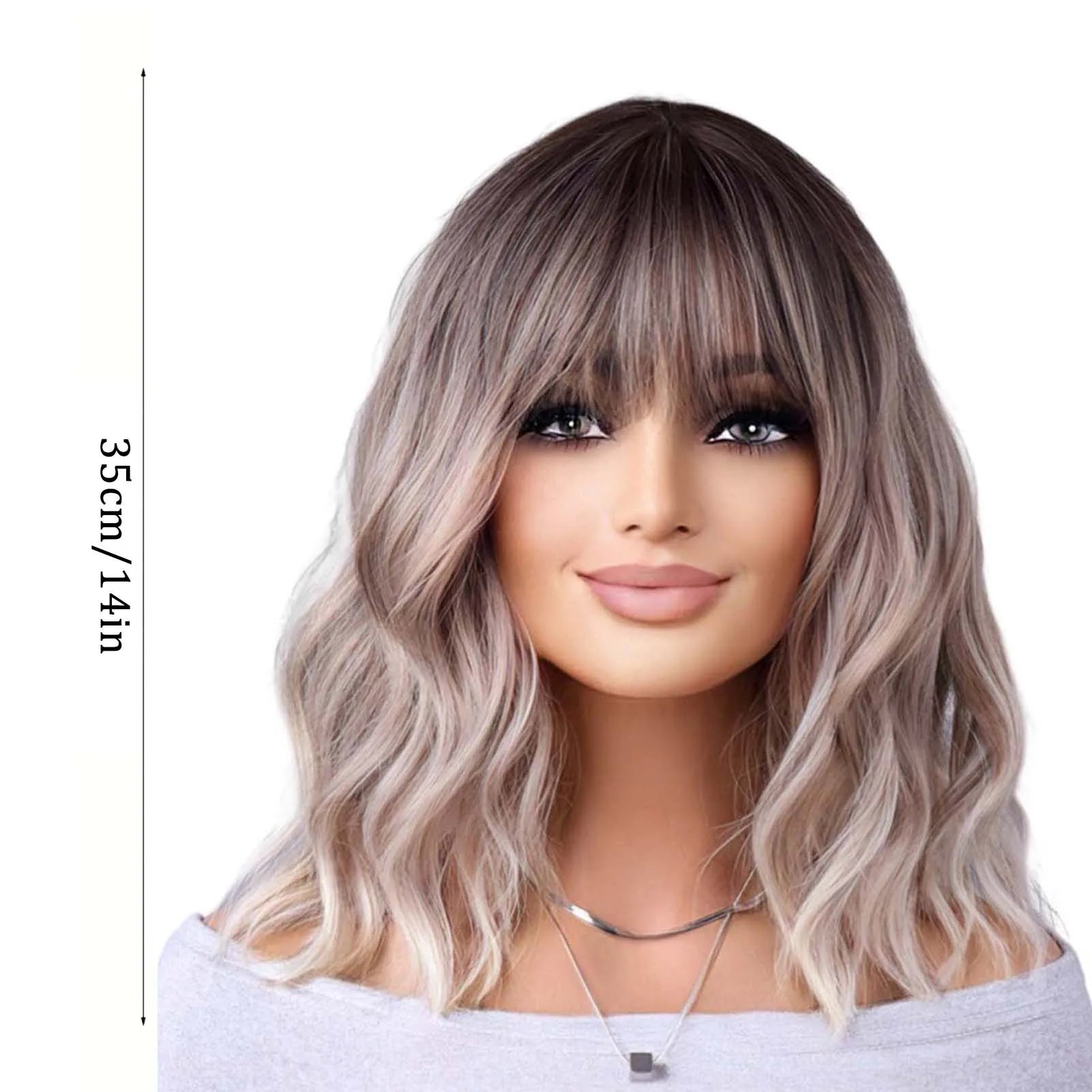 High-temperature Silk Wig