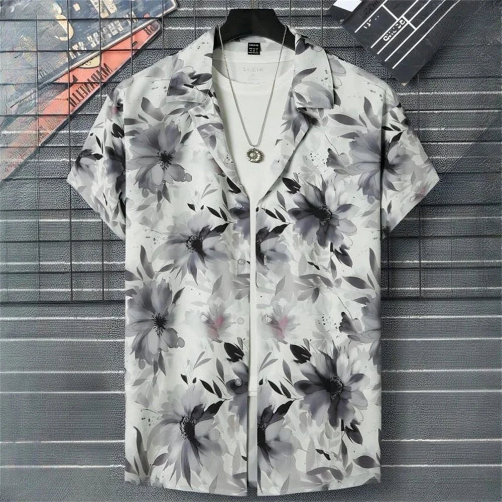 3d Patchwork Printing Hawaiian Shirts