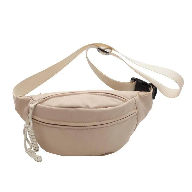 Canvas Leisure Portable Zipper Bag