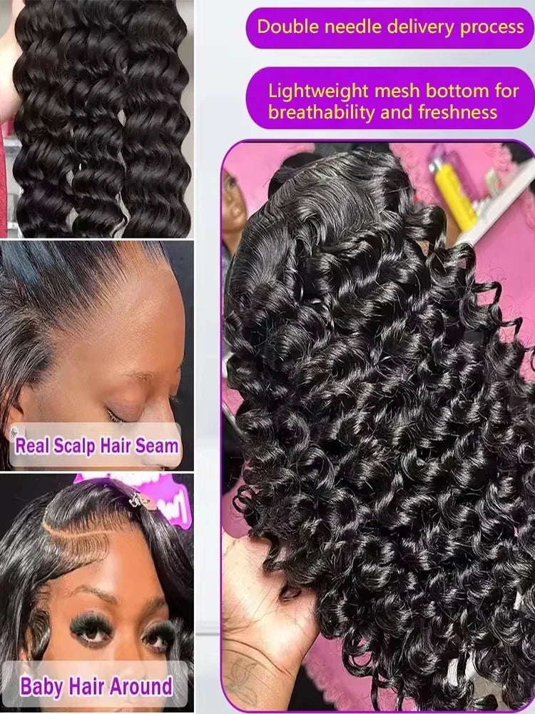 Brazilian Curly Deep Wave Wigs