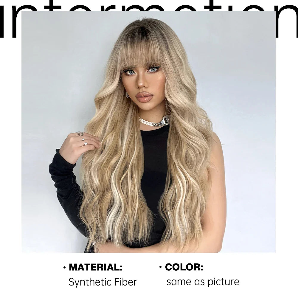 Long Curly Synthetic Wigs