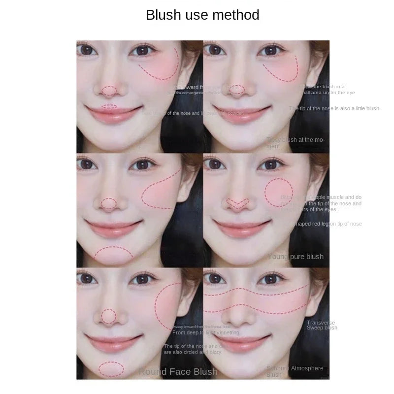 Pink Blusher Mud Palette Face Rouge