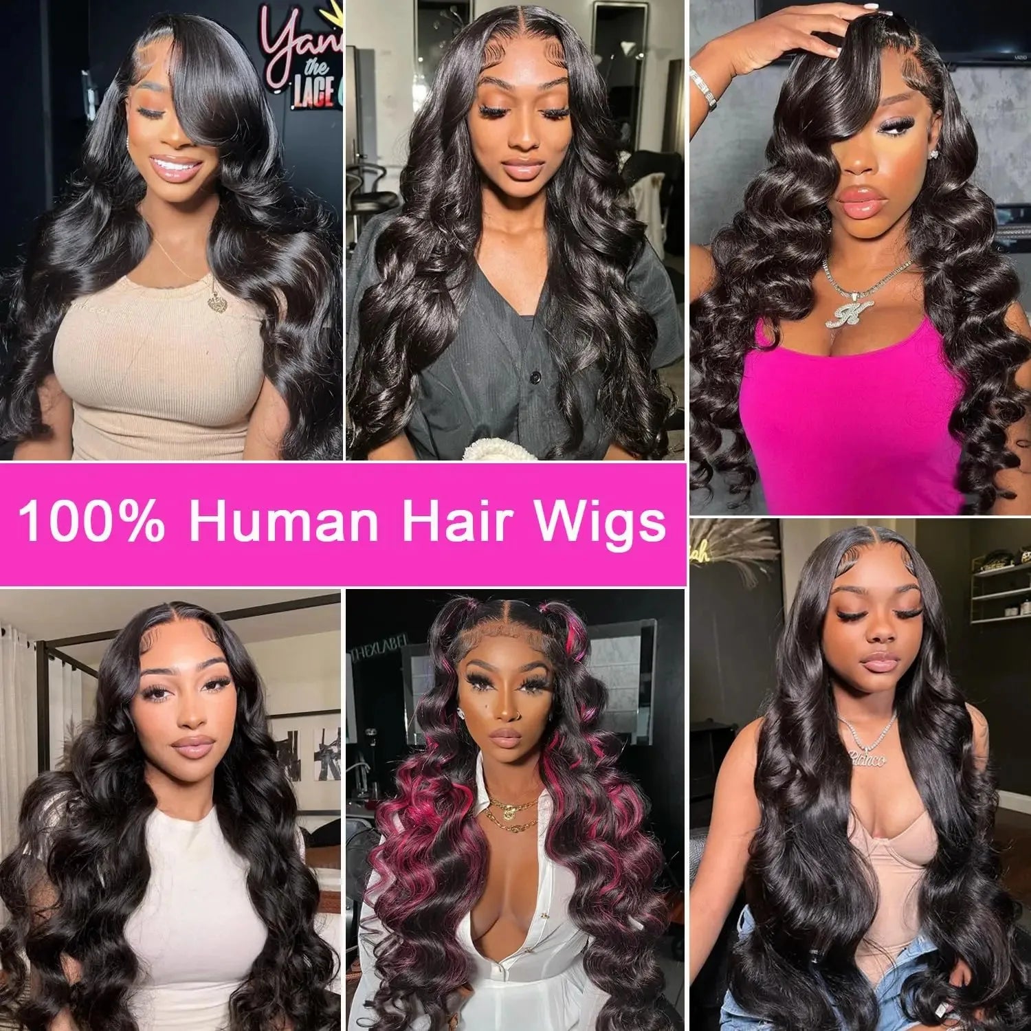 Natural Body Wave Human Hair Wigs