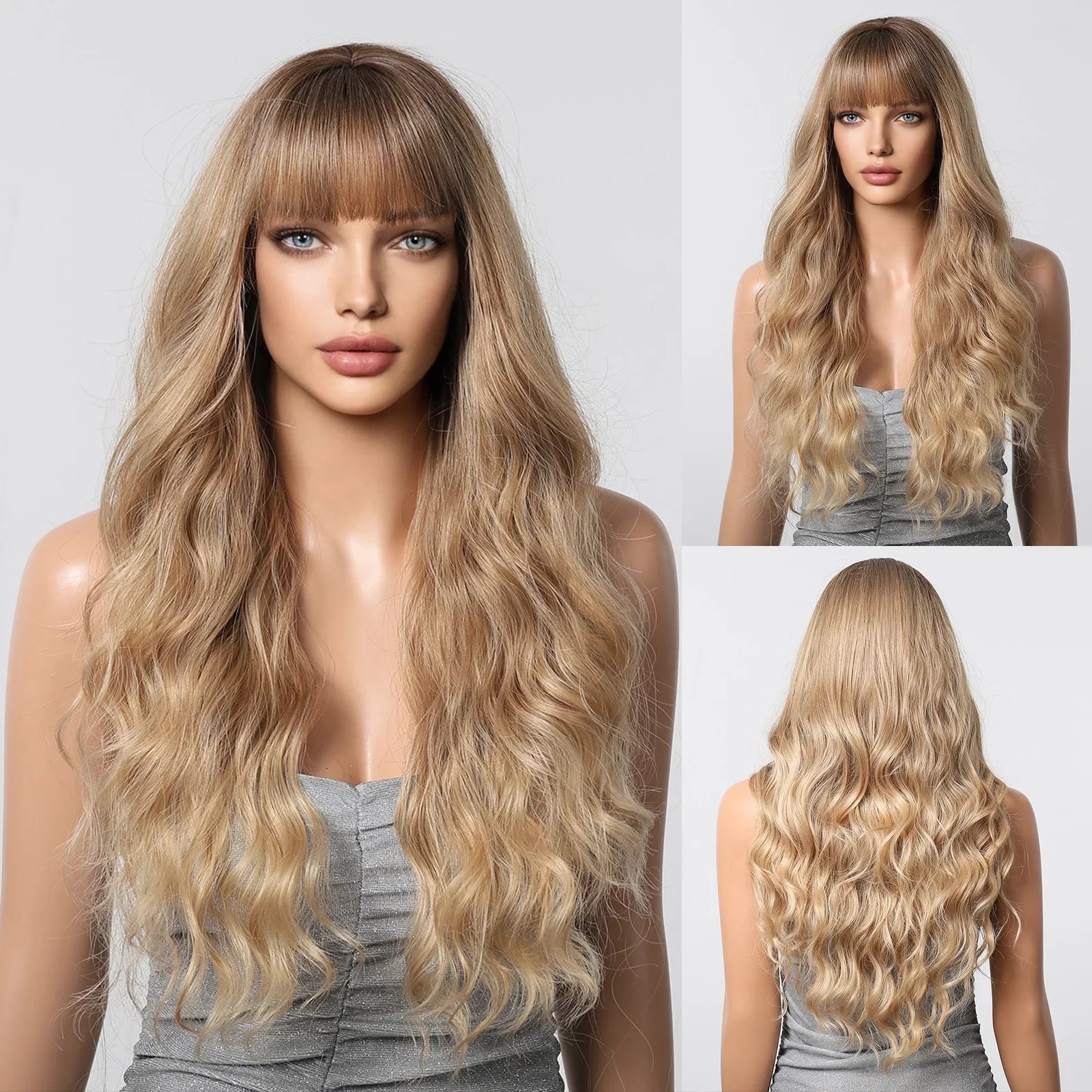 Long Curly Synthetic Wigs