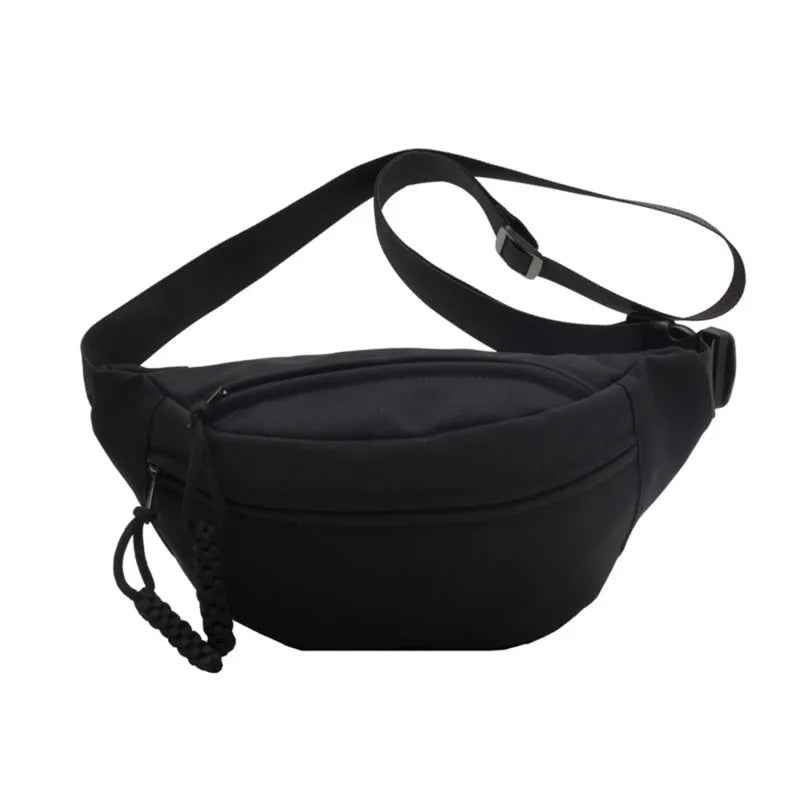 Canvas Leisure Portable Zipper Bag