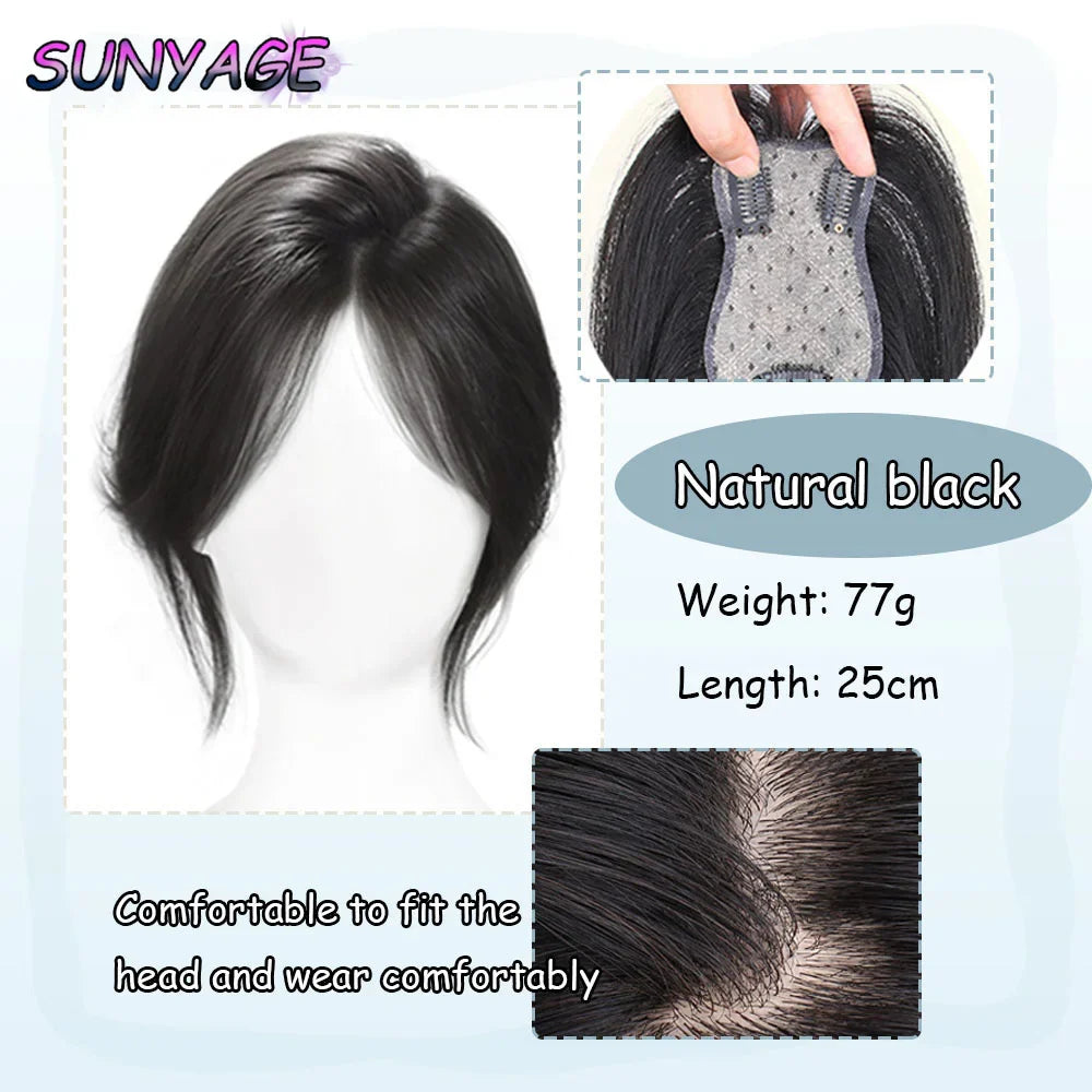 Synthetic Eight-character Bangs Wig