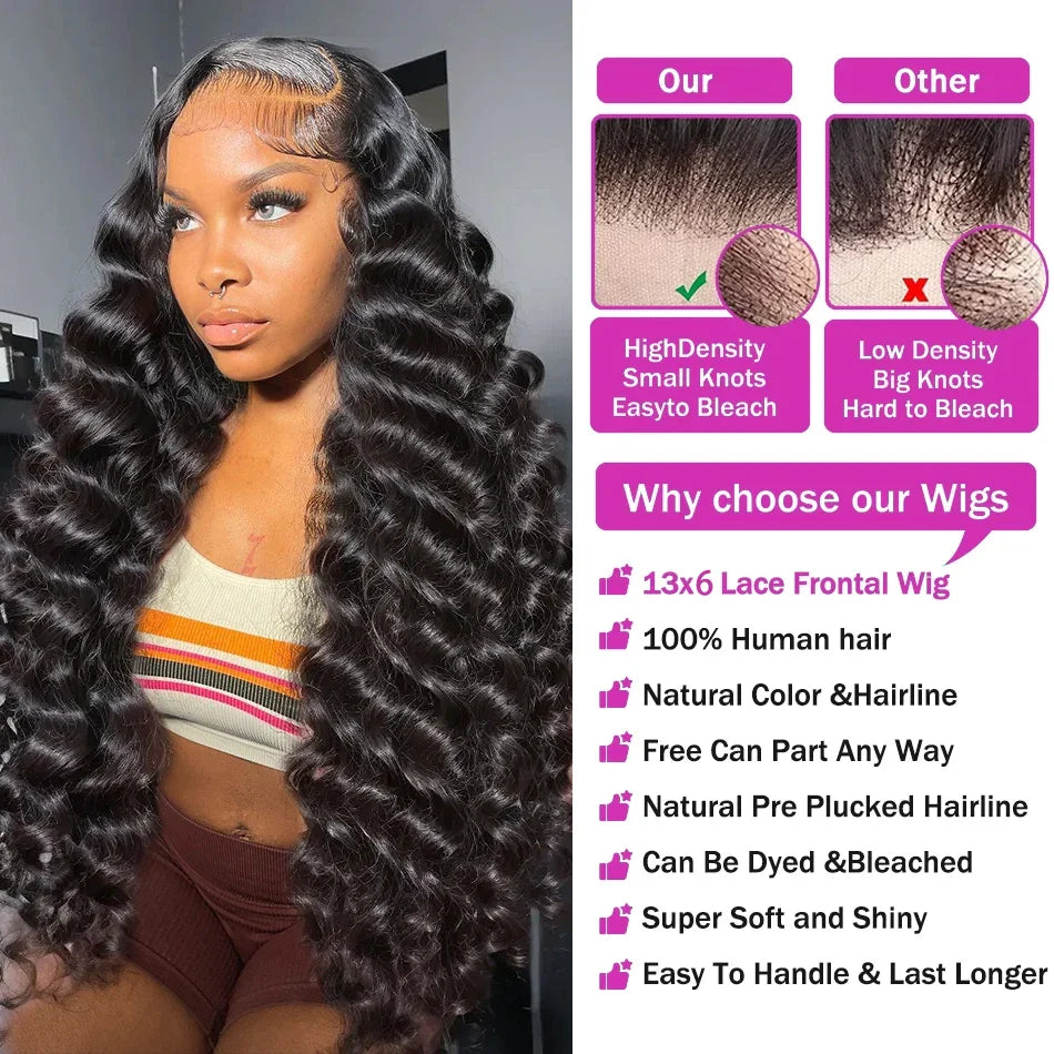 Brazilian Curly Deep Wave Wigs