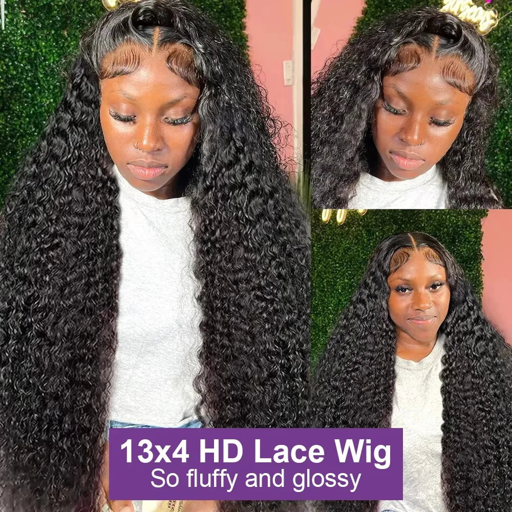 Deep Wave Frontal Glueless Wigs