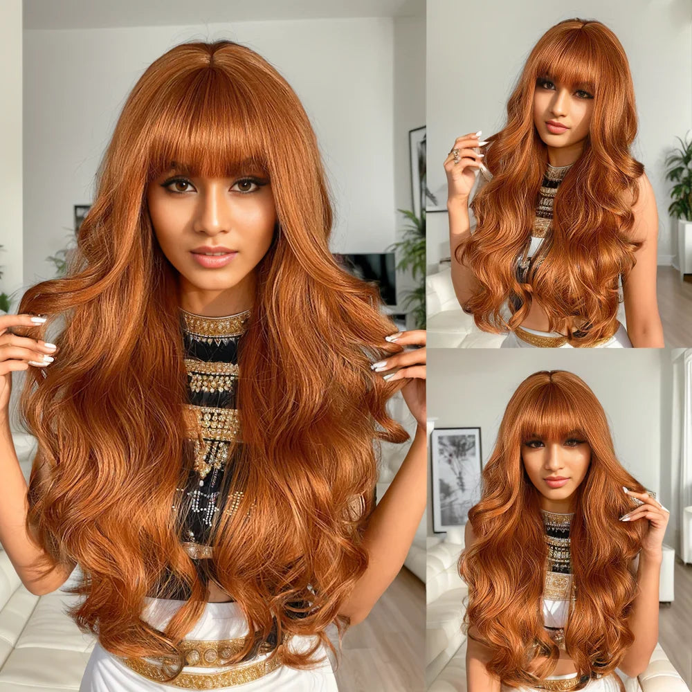 Long Curly Synthetic Wigs