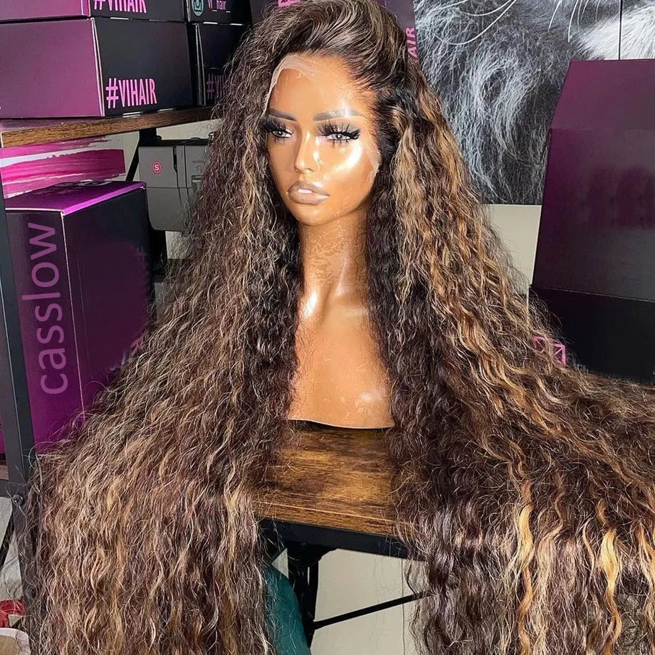 Human Hair HD Lace Curly Wigs