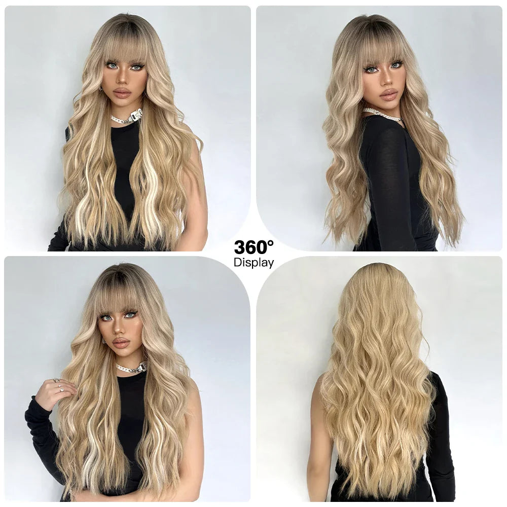 Long Curly Synthetic Wigs