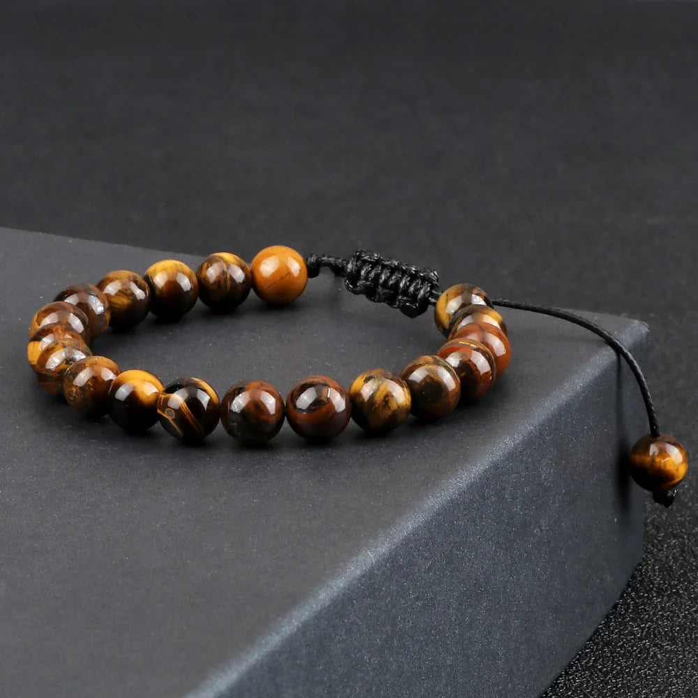 Tiger Eye Stone Beads Bracelet