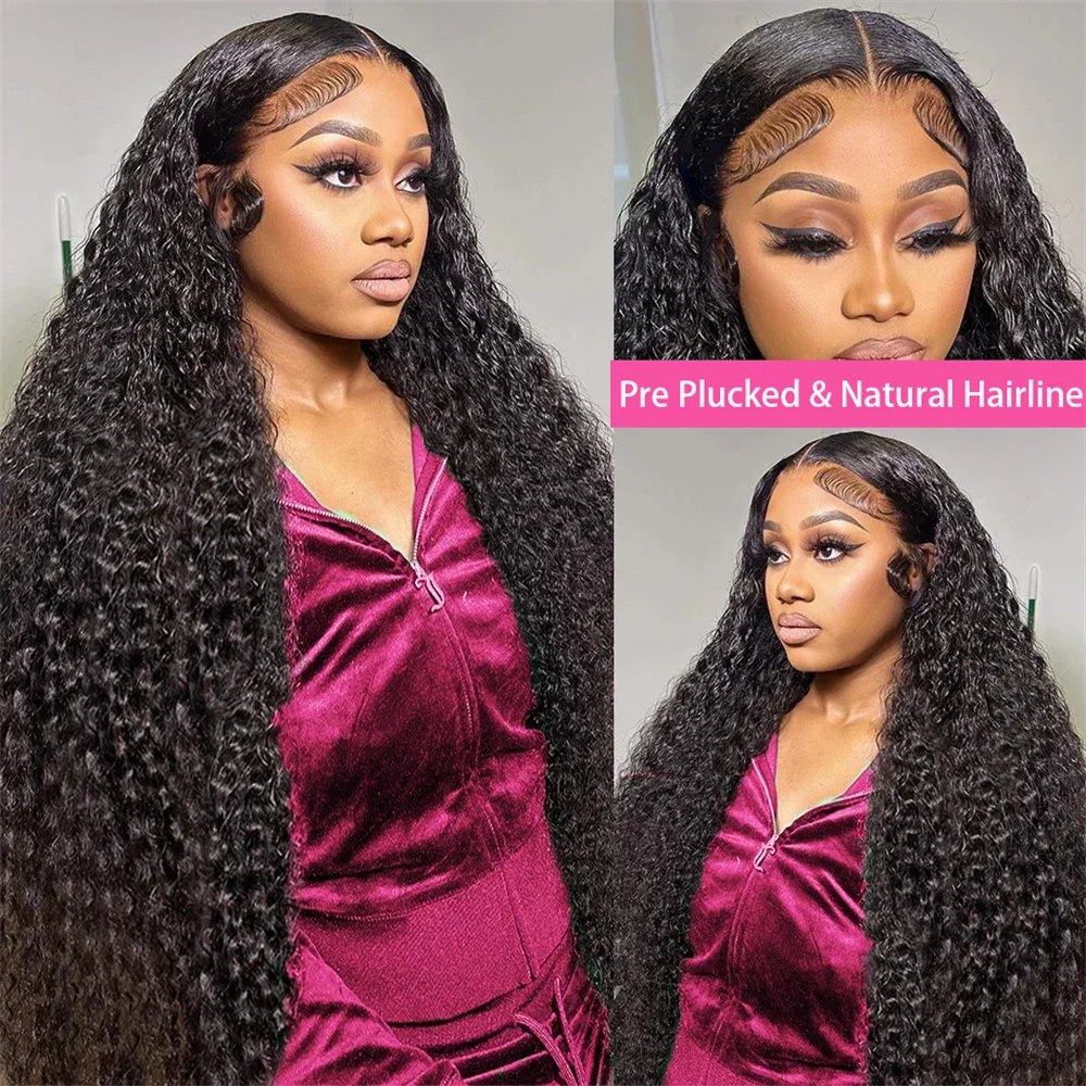 Brazilian Pre Plucked Deep Wave Water Wave Wigs
