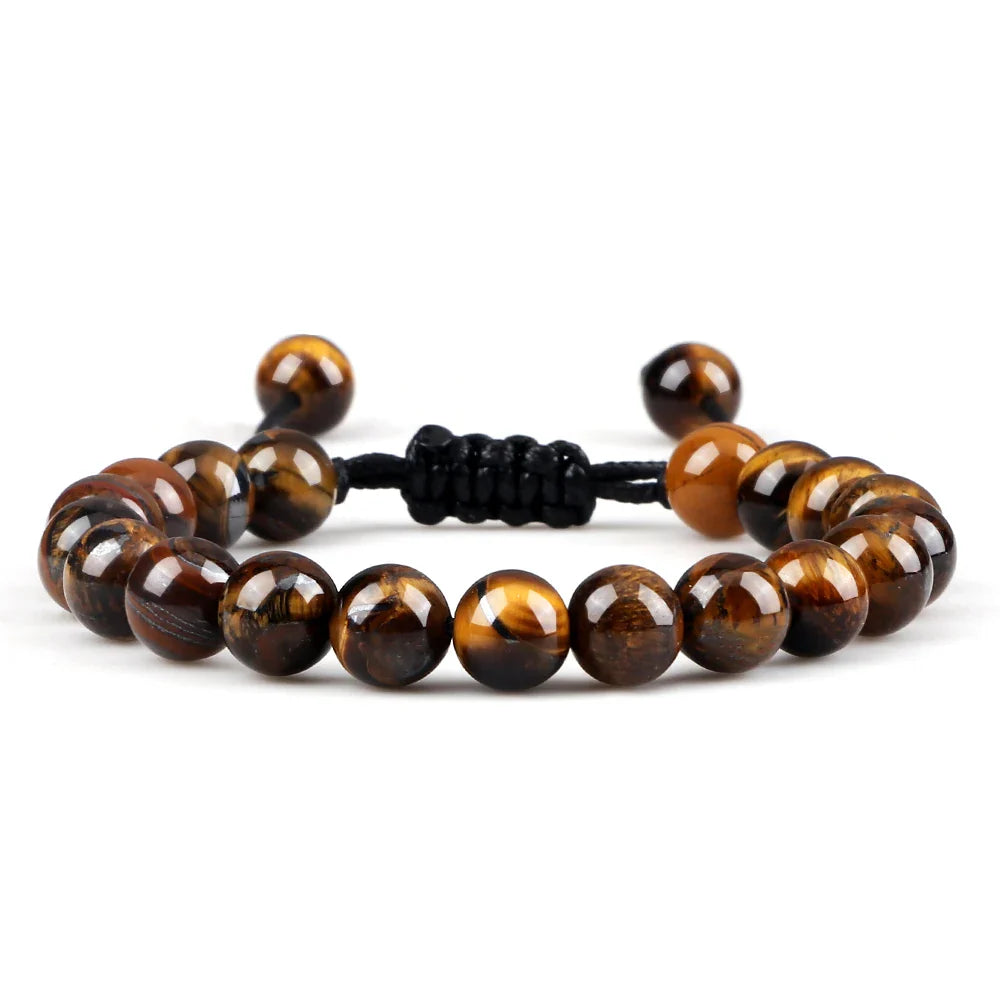Tiger Eye Stone Beads Bracelet