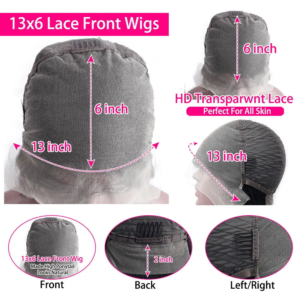 HD Transparent Brazilian Human Hair Wig