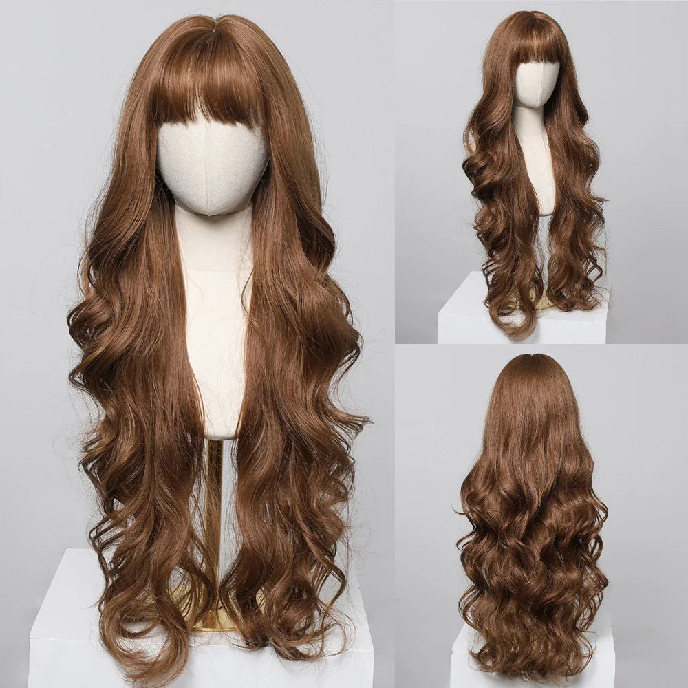 Long Curly Synthetic Wigs
