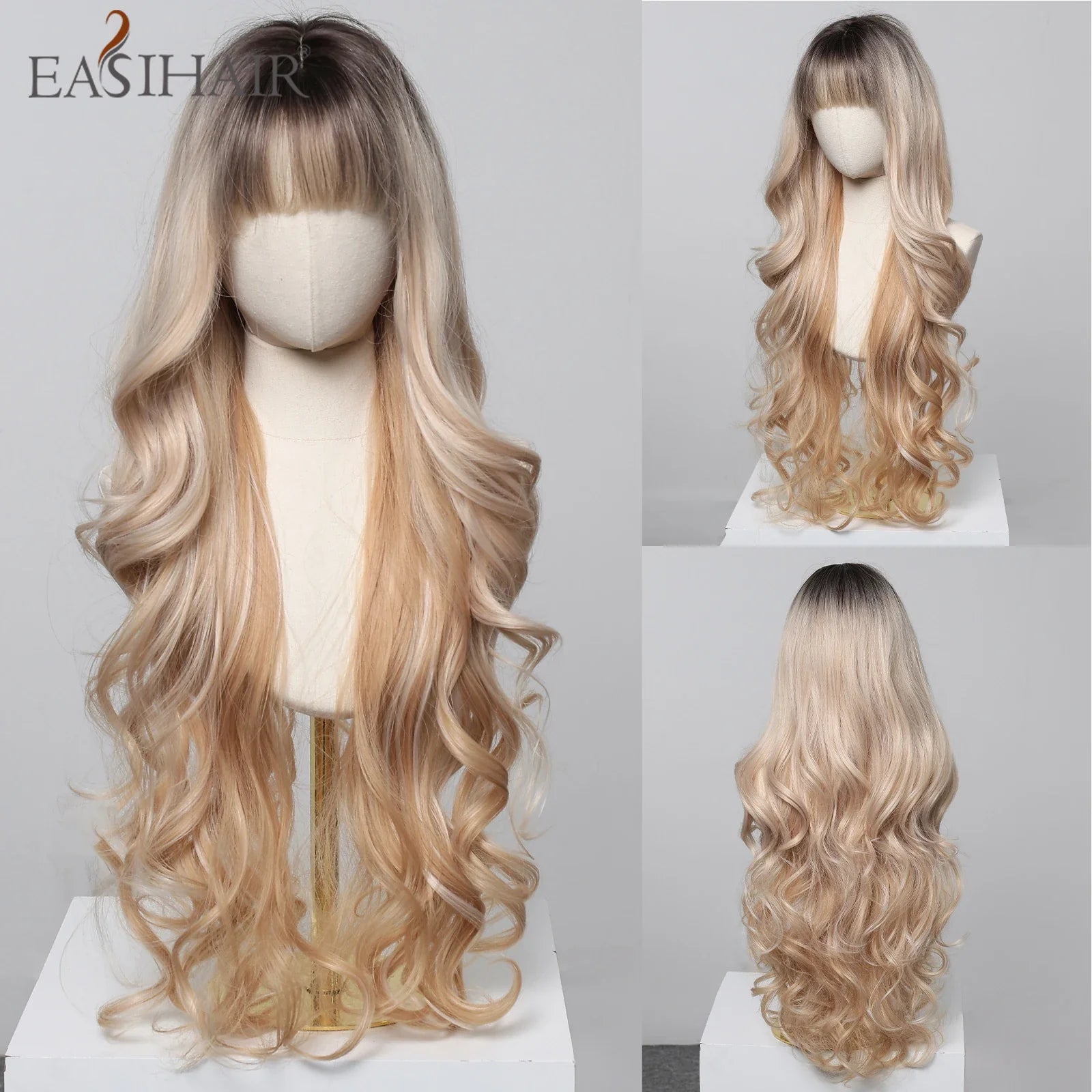 Long Curly Synthetic Wigs