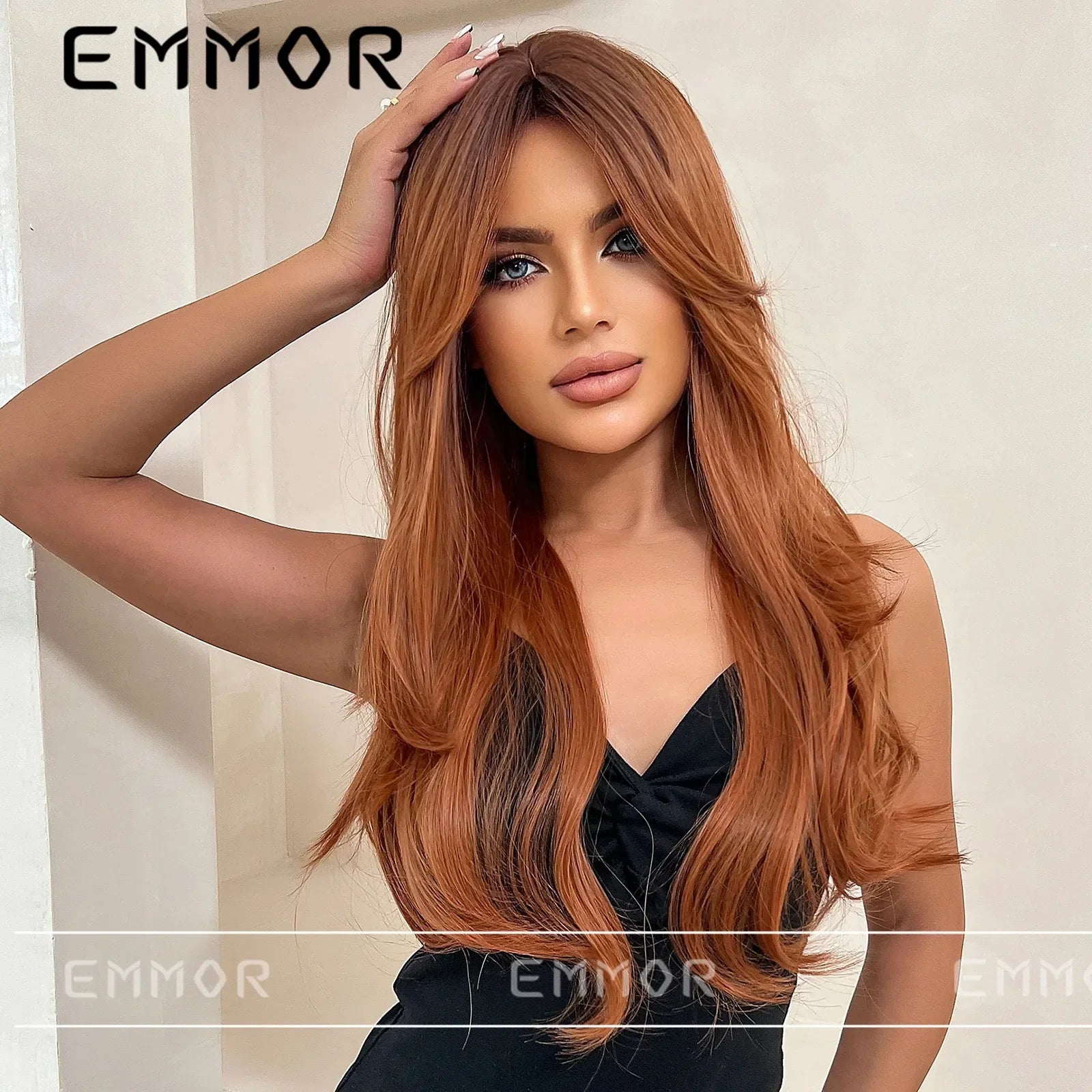 Long Straight Side Parting Fringe Scottish Hair Tail Extension