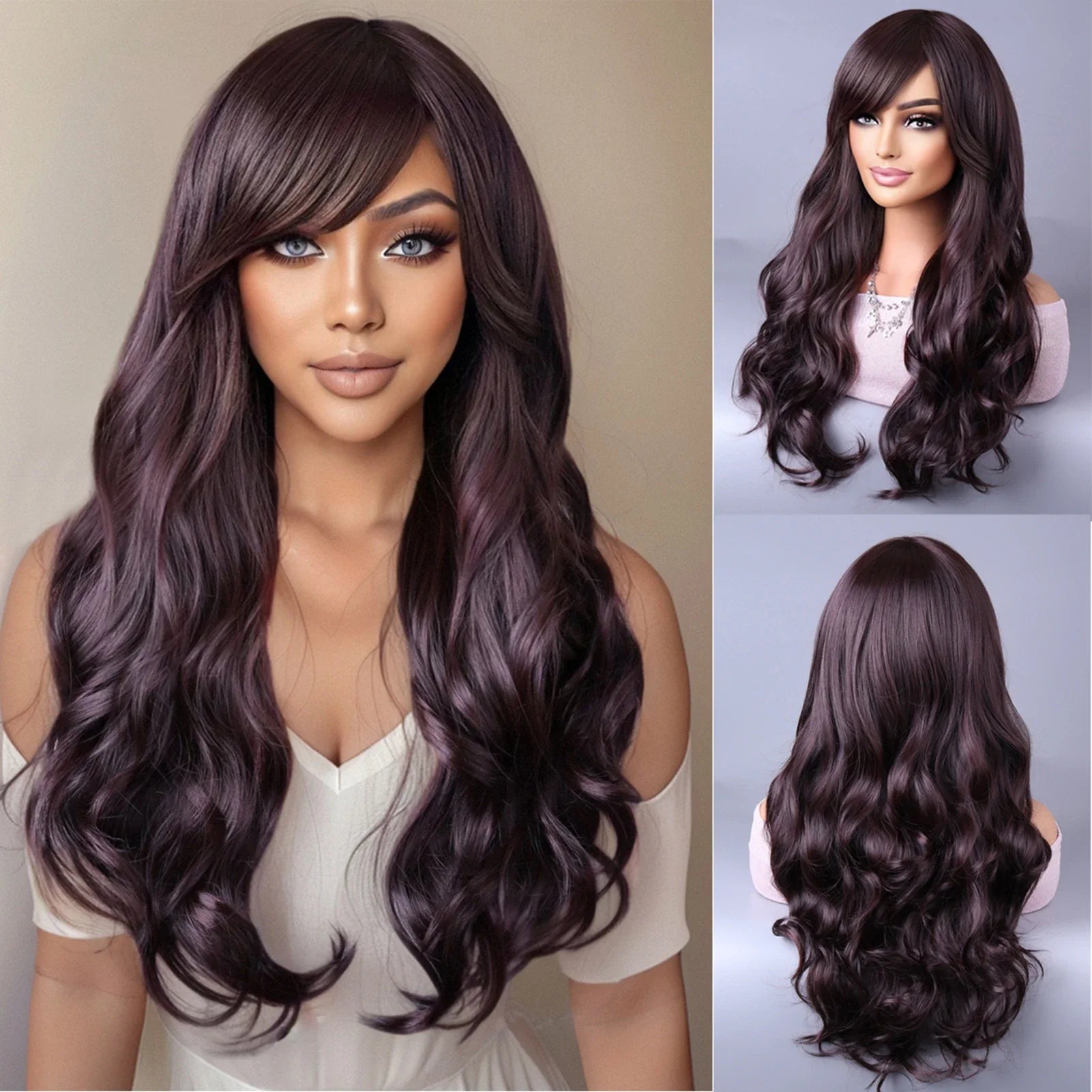 High-temperature Silk Wig