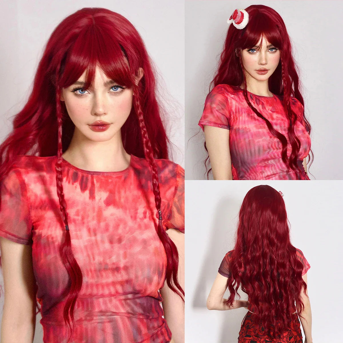 Long Curly Synthetic Wigs