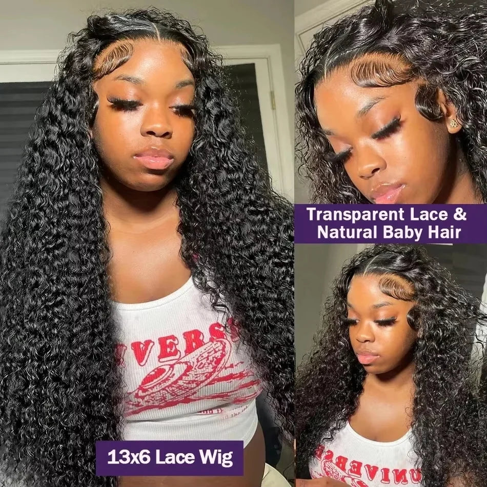 Deep Wave Frontal Glueless Wigs